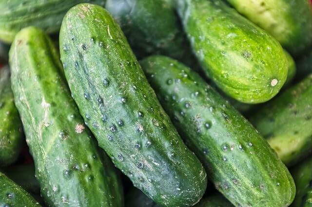 a group of cucumber