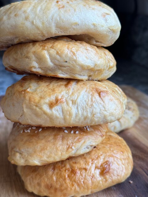sourdough bagels
