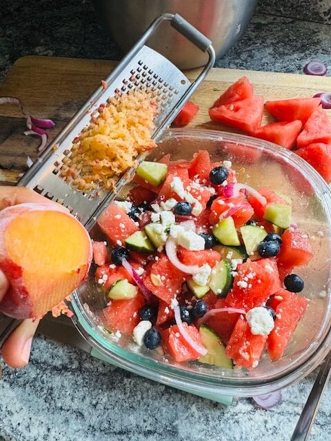 watermelon feta salad